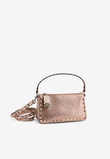 Small Rockstud Leather Crossbody Bag