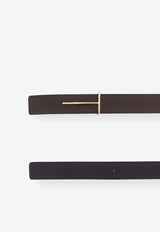 T-Buckle Leather Belt
