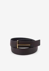 T-Buckle Leather Belt