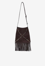 Nellcôte Suede Crossbody Bag