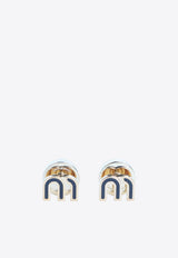 Logo Stud Earrings