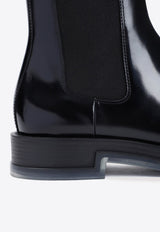 Patent Leather Chelsea Boots