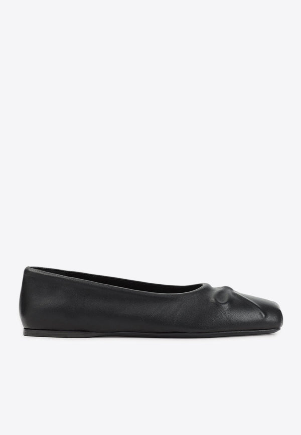 Dancer Leather Ballet Flats