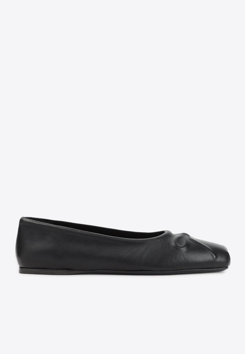 Dancer Leather Ballet Flats