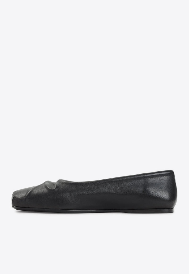 Dancer Leather Ballet Flats