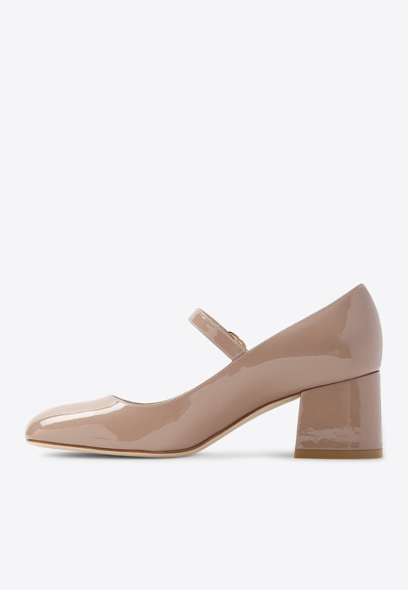 Stuart MJ 60 Patent Leather Pumps