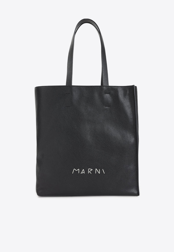 Large Museo Calf Leather Tote Bag