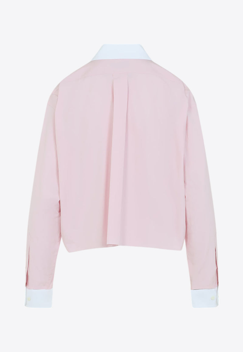 Logo-Embroidered Long-Sleeved Shirt