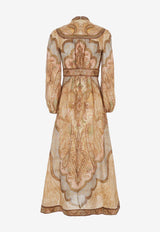 Wanderlust Plunge Midi Dress