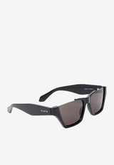 Square Cut-Out Sunglasses