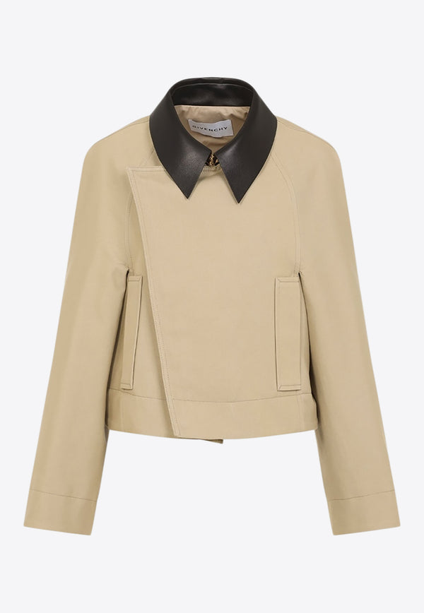 Caban Jacket in Wool Blend