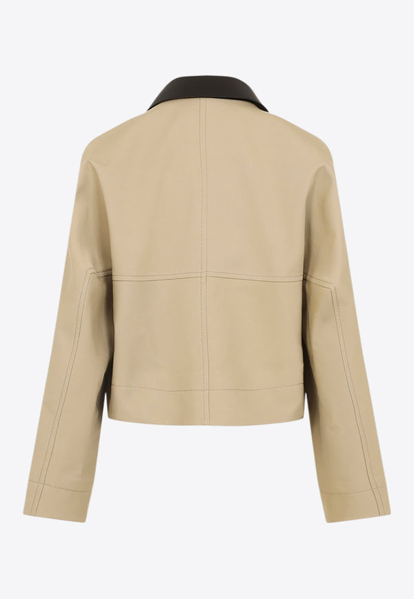 Caban Jacket in Wool Blend