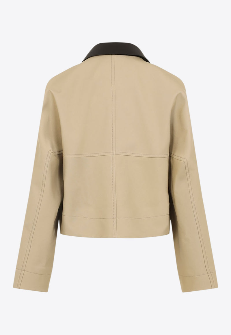 Caban Jacket in Wool Blend