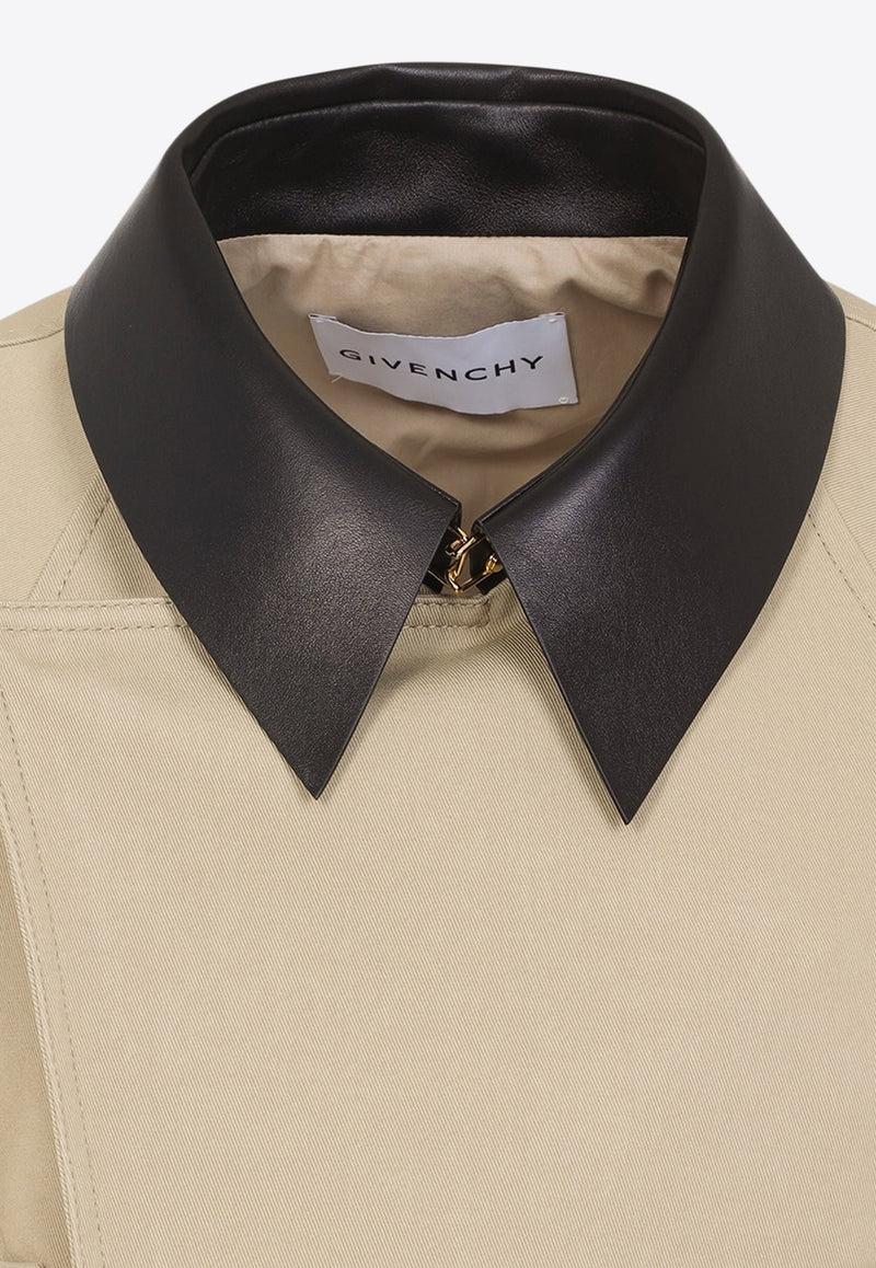 Caban Jacket in Wool Blend