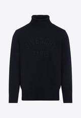 Logo-Embroidered High-Neck Sweater