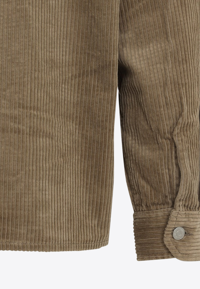 Reynold Zip-Up Corduroy Overshirt