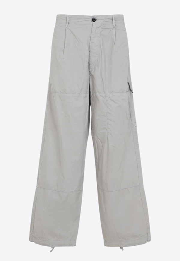 Wide-Leg Cargo Pants