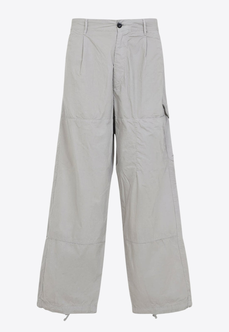 Wide-Leg Cargo Pants