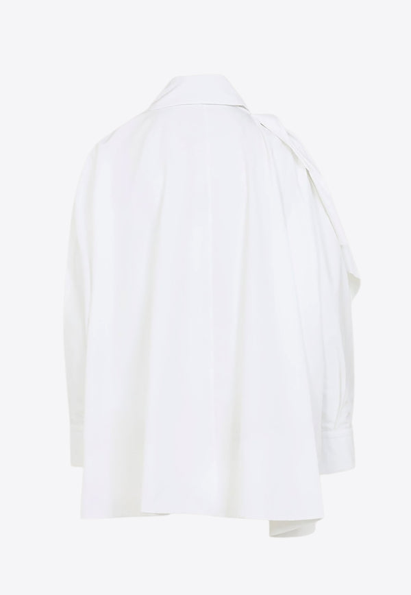 Long-Sleeved Shirt with Bow