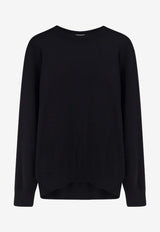 Ribbed Crewneck Sweater