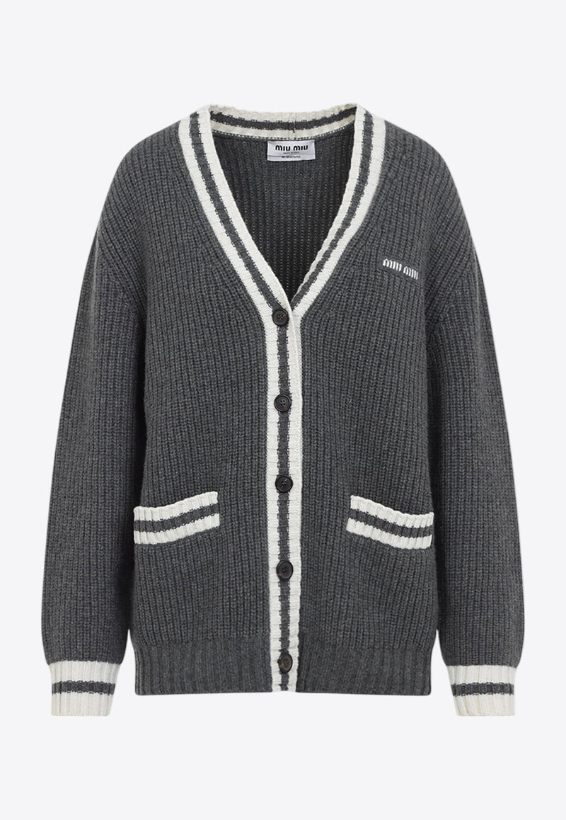 V-neck Cashmere Cardigan