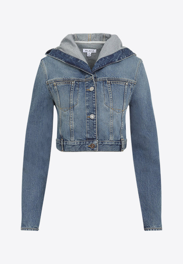 Hooded Denim Jacket