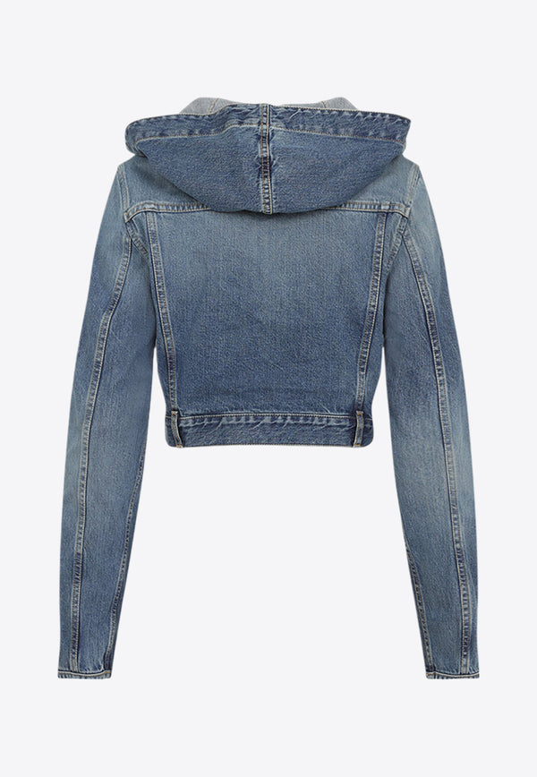 Hooded Denim Jacket