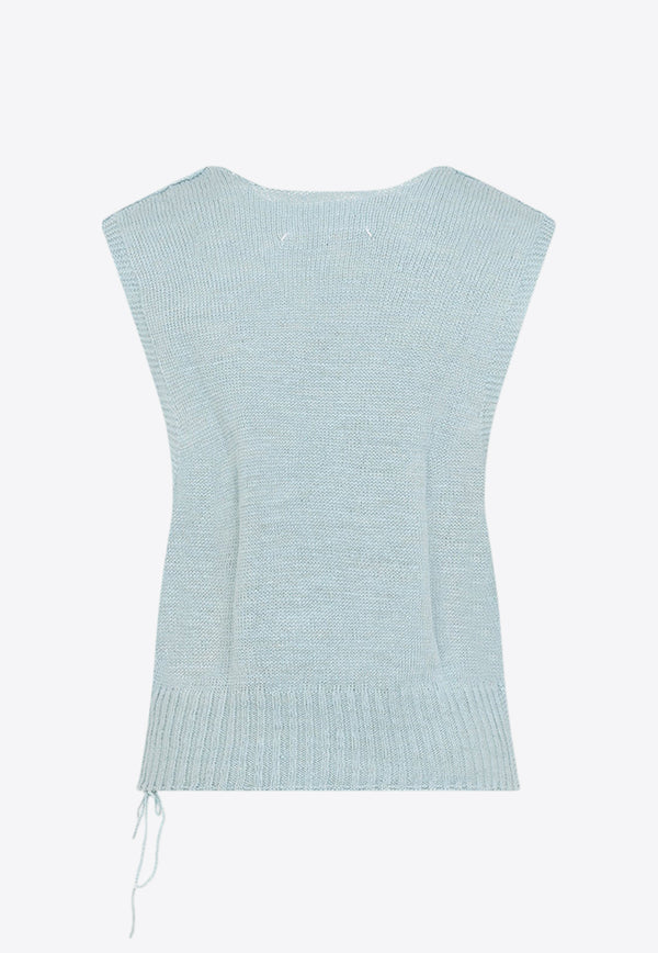 V-neck Knitted Vest