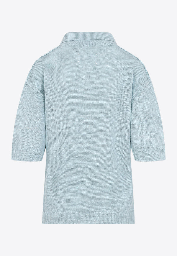 Knitted Polo Shirt