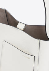 Small Leather Bucket Bag