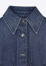 Denim Mini Shirt Dress