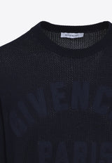 Logo Print Crewneck Sweater