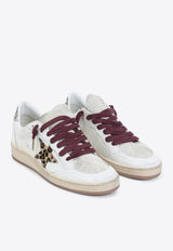 Ballstar Leather and Suede Sneakers
