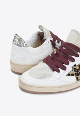 Ballstar Leather and Suede Sneakers