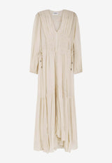 Pleated Maxi Dress