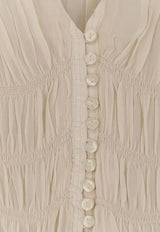Pleated Maxi Dress