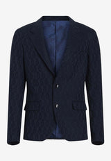 بليزر بنقشة بيزلي بصف أزرار مزدوج