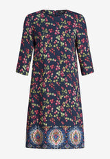 Etro Berry Print Tunic Dress 19280-5120 0200 Multicolor