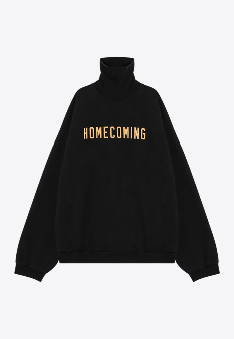 Fear Of God Essentials Homecoming High-Neck Sweatshirt Black 192BT246220F/P_FEARE-BLK