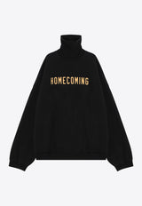 Fear Of God Essentials Homecoming High-Neck Sweatshirt Black 192BT246220F/P_FEARE-BLK