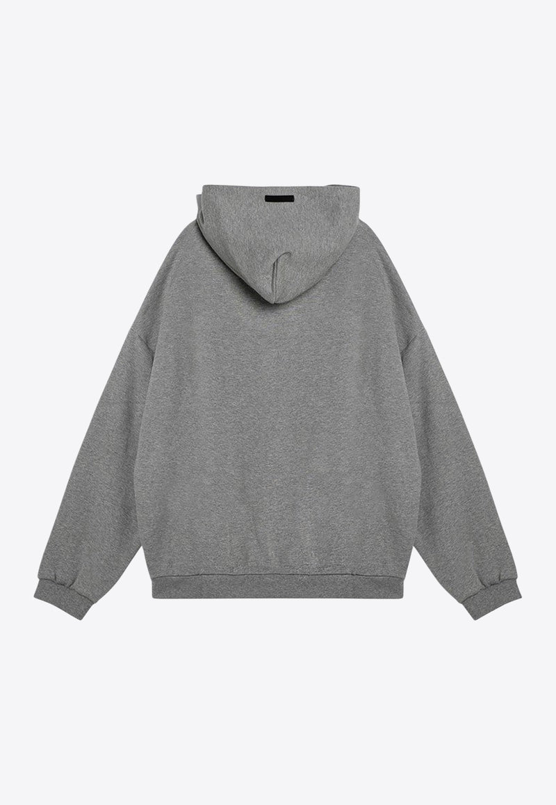 Fear Of God Essentials Logo Print Hooded Sweatshirt Gray 192BT246251F/P_FEARE-DH