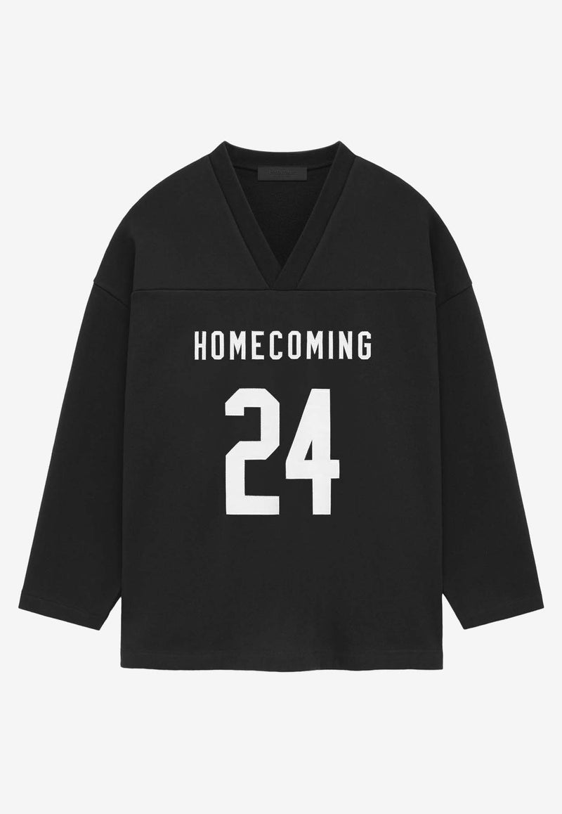 Fear Of God Essentials Heavy Fleece Long-Sleeved Hockey T-shirt  Black 192BT246270F_000_BLACK