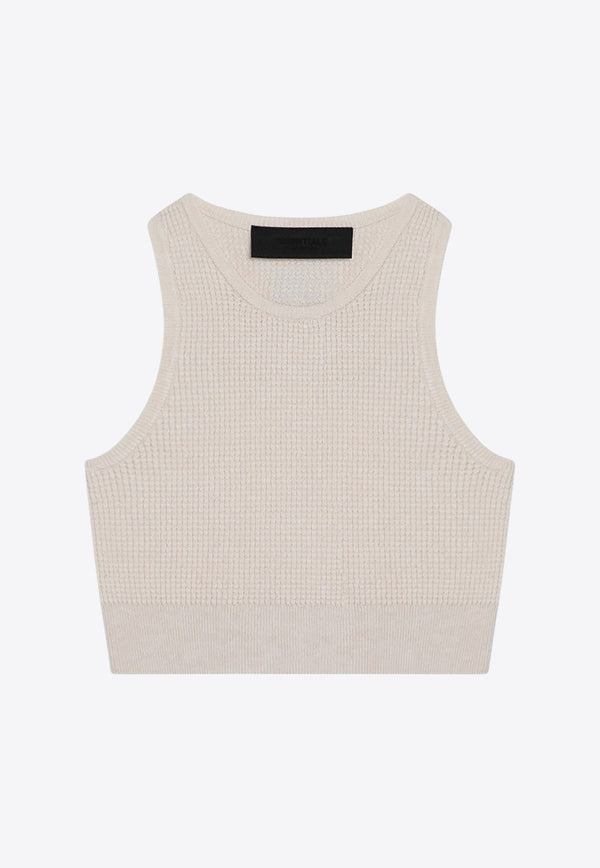 Fear Of God Essentials Sporty Honeycomb Tank Top Cream 192BT247222FW/P_FEARE-SH