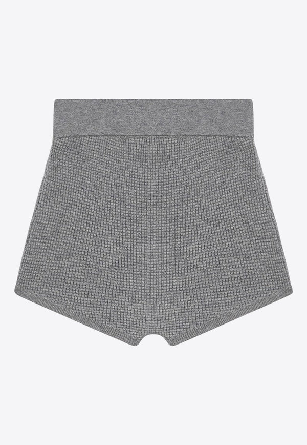 Fear Of God Essentials Honeycomb Logo Patch Mini Shorts Gray 192BT247251FW/P_FEARE-DH