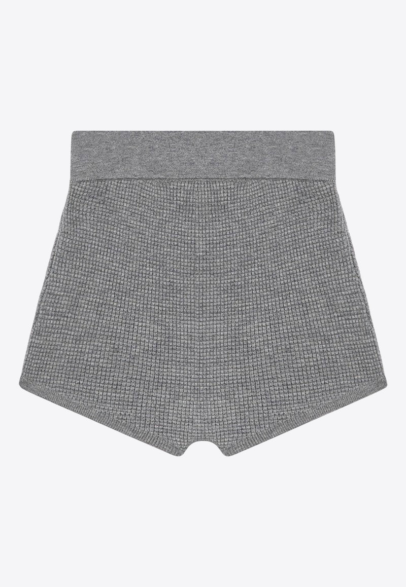 Fear Of God Essentials Honeycomb Logo Patch Mini Shorts Gray 192BT247251FW/P_FEARE-DH