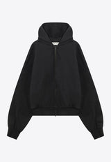 Washed Zip Hooded Sweatshirt