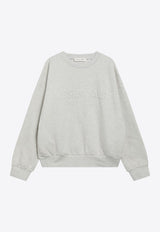 Logo-Embroidered Crewneck Sweatshirt