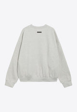 Logo-Embroidered Crewneck Sweatshirt