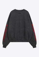 Logo-Printed Crewneck Sweatshirt