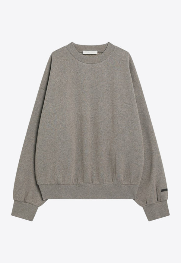 Fear Of God Essentials Classic Fleece Logo Sweatshirt Gray 192SP252043F_FEARE-HH